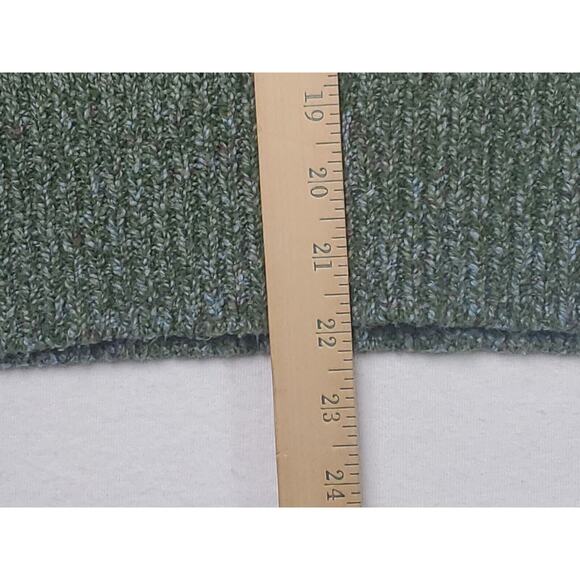 Appleseed's Women's Medium Green Cut Turtle Neck - Picture 3 of 9